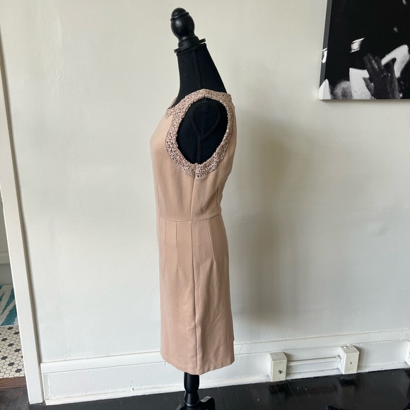 DARLING Nude Lace Bodycon Dress - Picture 7 of 9